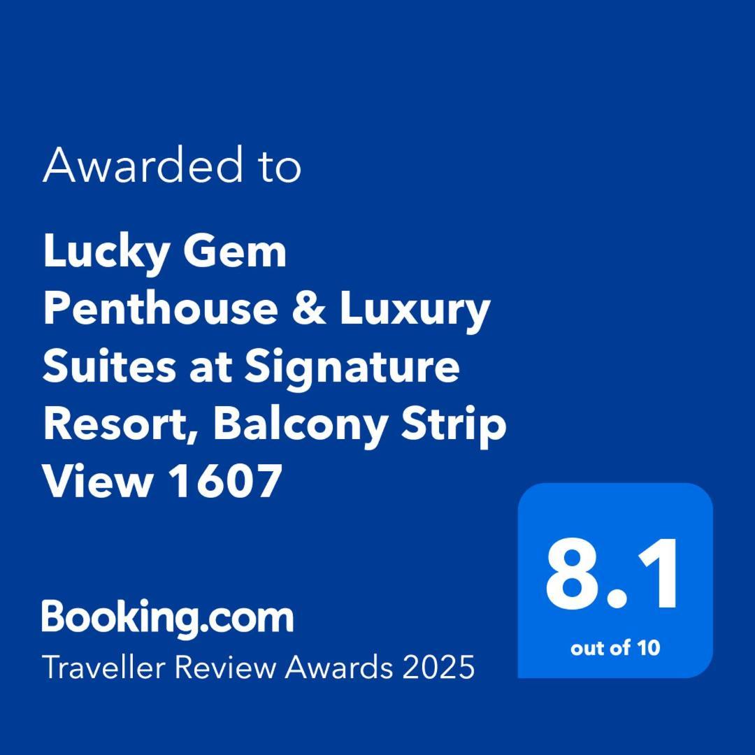 Lucky Gem Penthouse & Luxury Suites At Signature Resort, Balcony Strip View 1607 Las Vegas Esterno foto